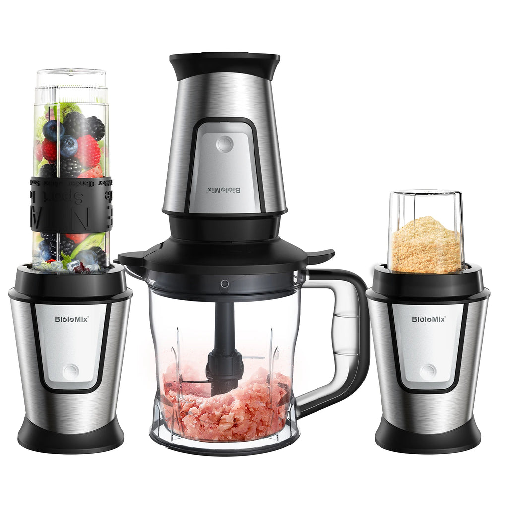 Kitchenflow x BioloMix 700W - Blender Multifonction 3-en-1