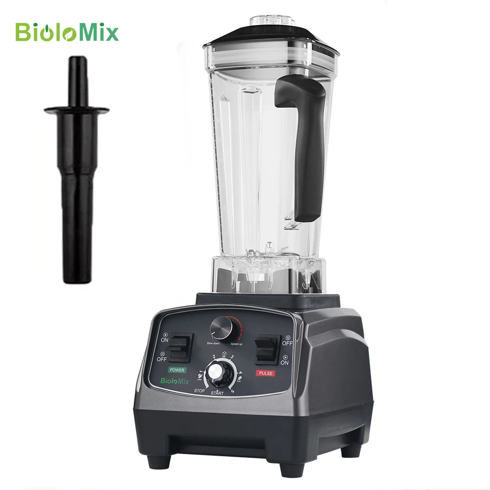 Kitchenflow x BioloMix 2200W - Blender Pro avec minuterie – Mixeur extracteur