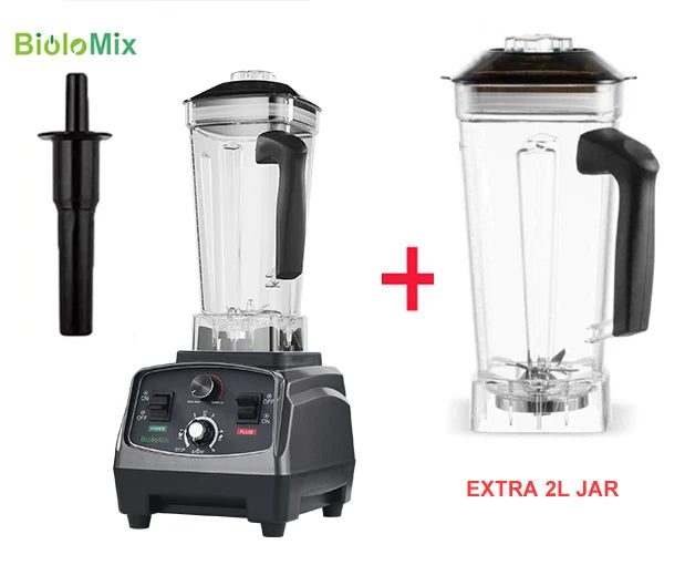 Kitchenflow x BioloMix 2200W - Blender Pro avec minuterie – Mixeur extracteur